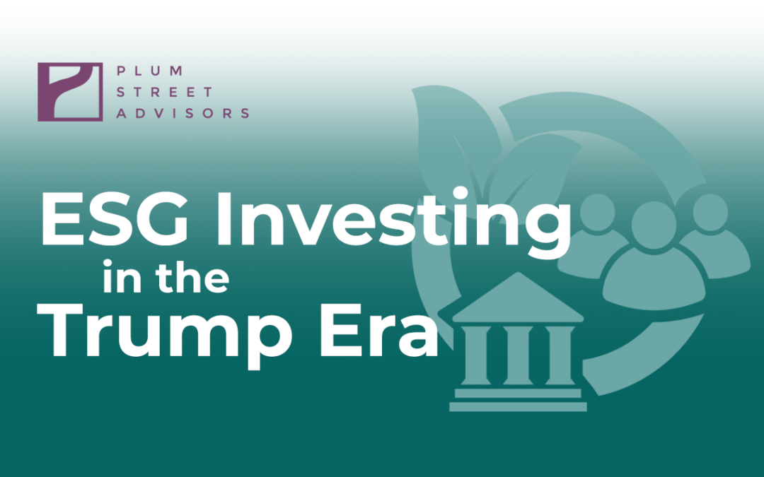 ESG Investing in the Trump Era
